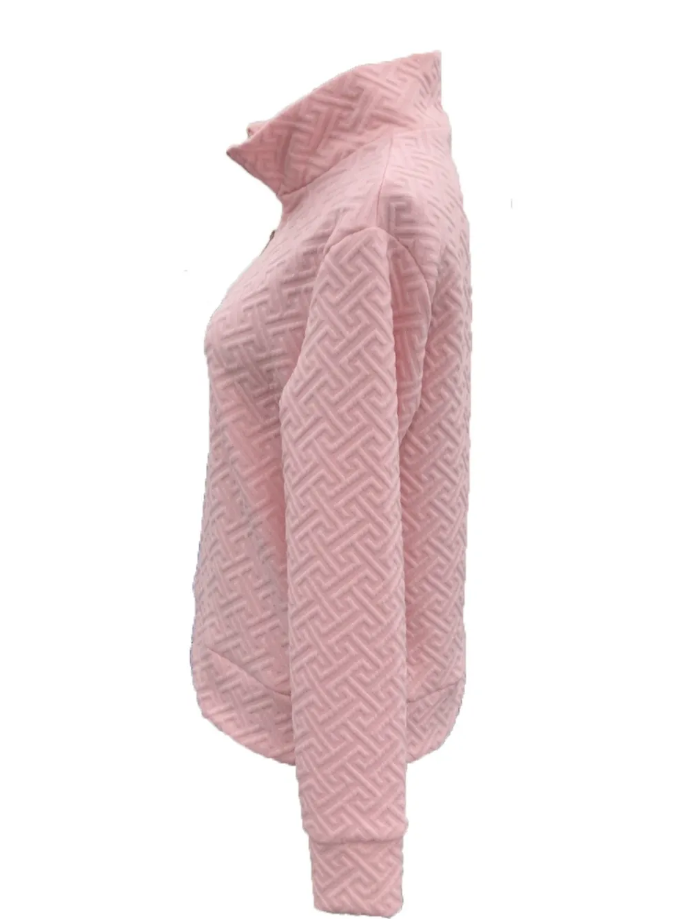 Textured Dropped Shoulder Long Sleeve Sweatshirt, image 4