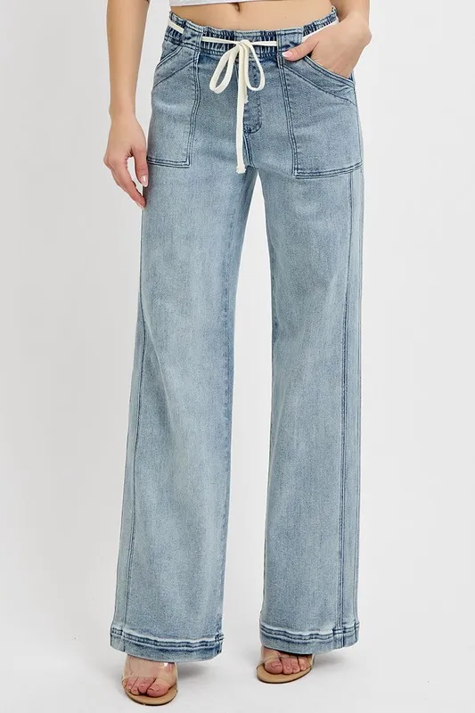 Full Size Straight Leg Jeans with Pockets Plus Size, image 4