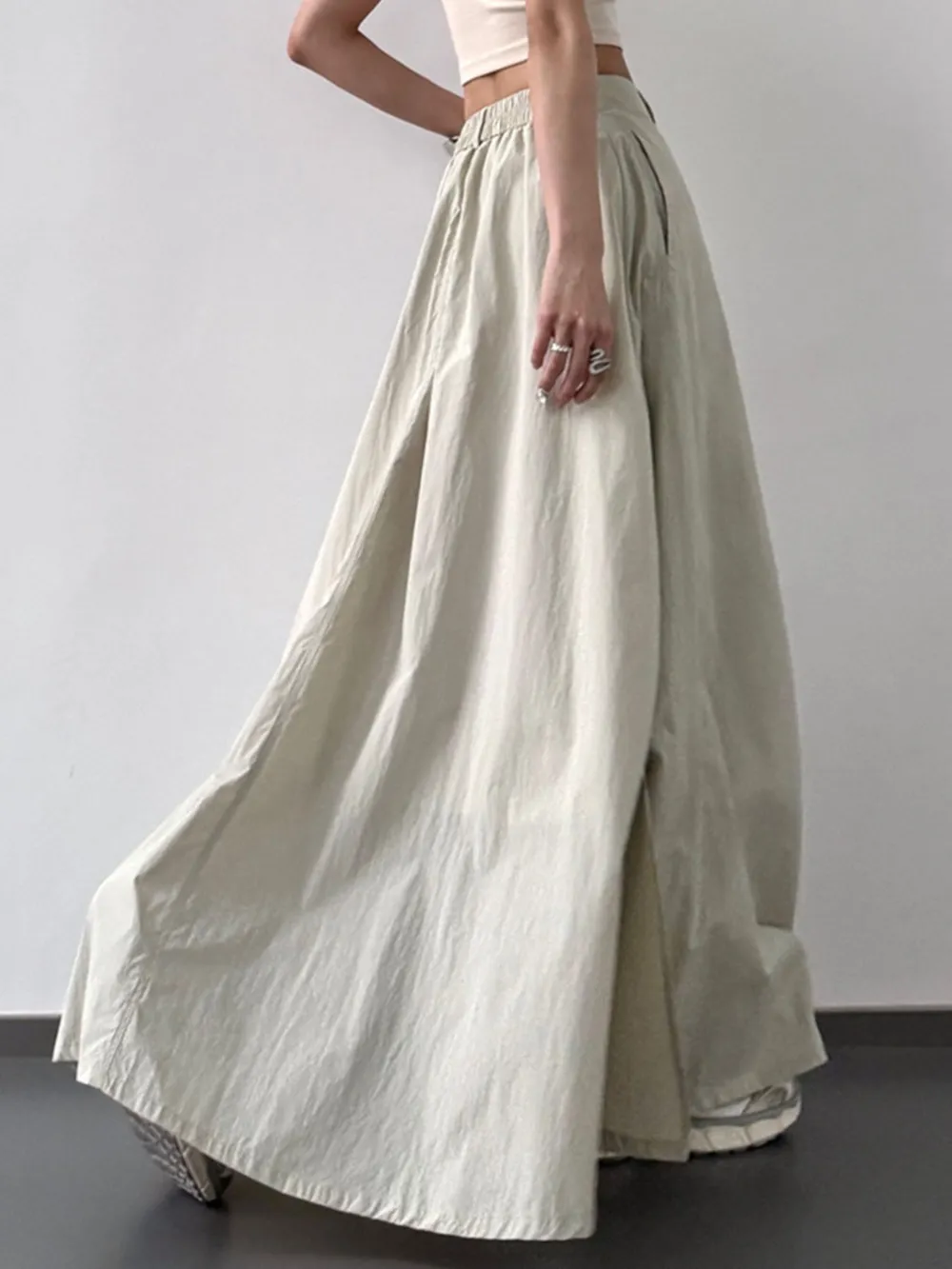 High Waist Slit Maxi Skirt, image 5
