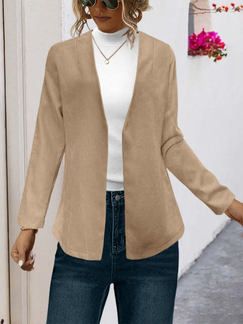 Open Front Long Sleeve Cardigan, image 7
