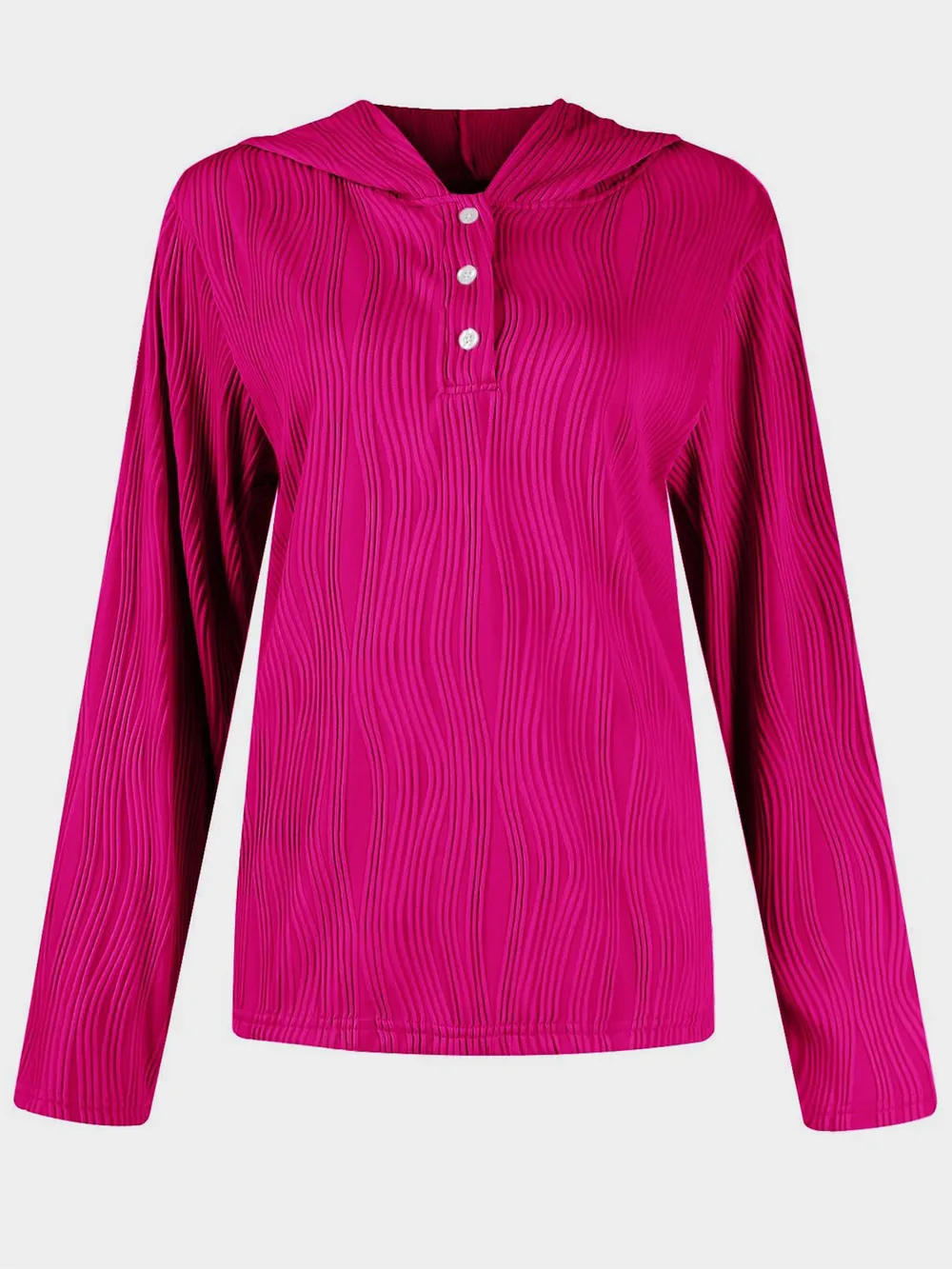 Textured Long Sleeve Hoodie, image 24