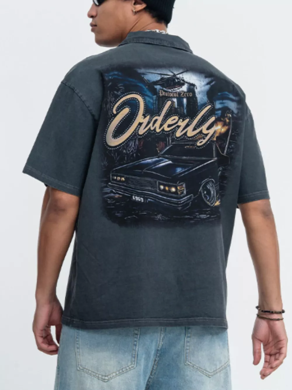 Men's Vintage Washed Graphic T-Shirt, image 5