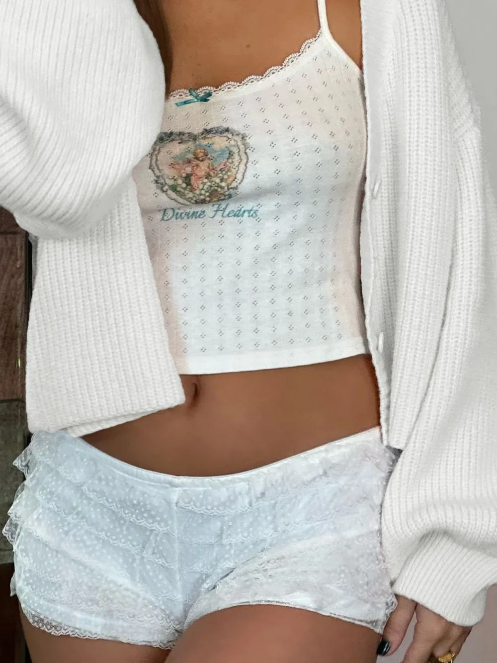 Button-Up Drop Shoulder Cardigan, image 5