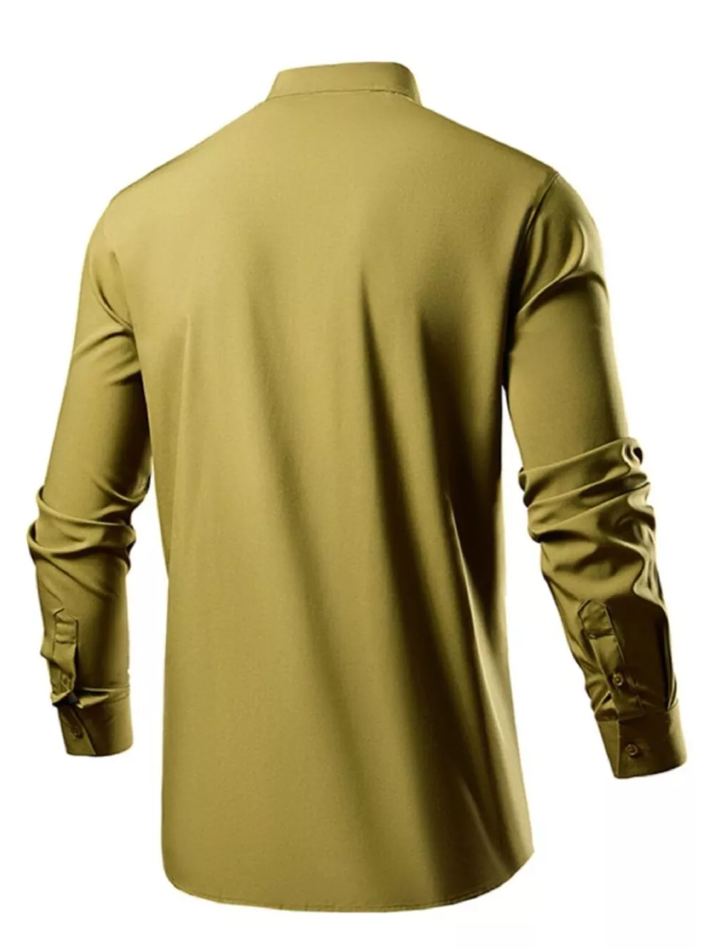 Men's Button Up Long Sleeve Shirt, image 2