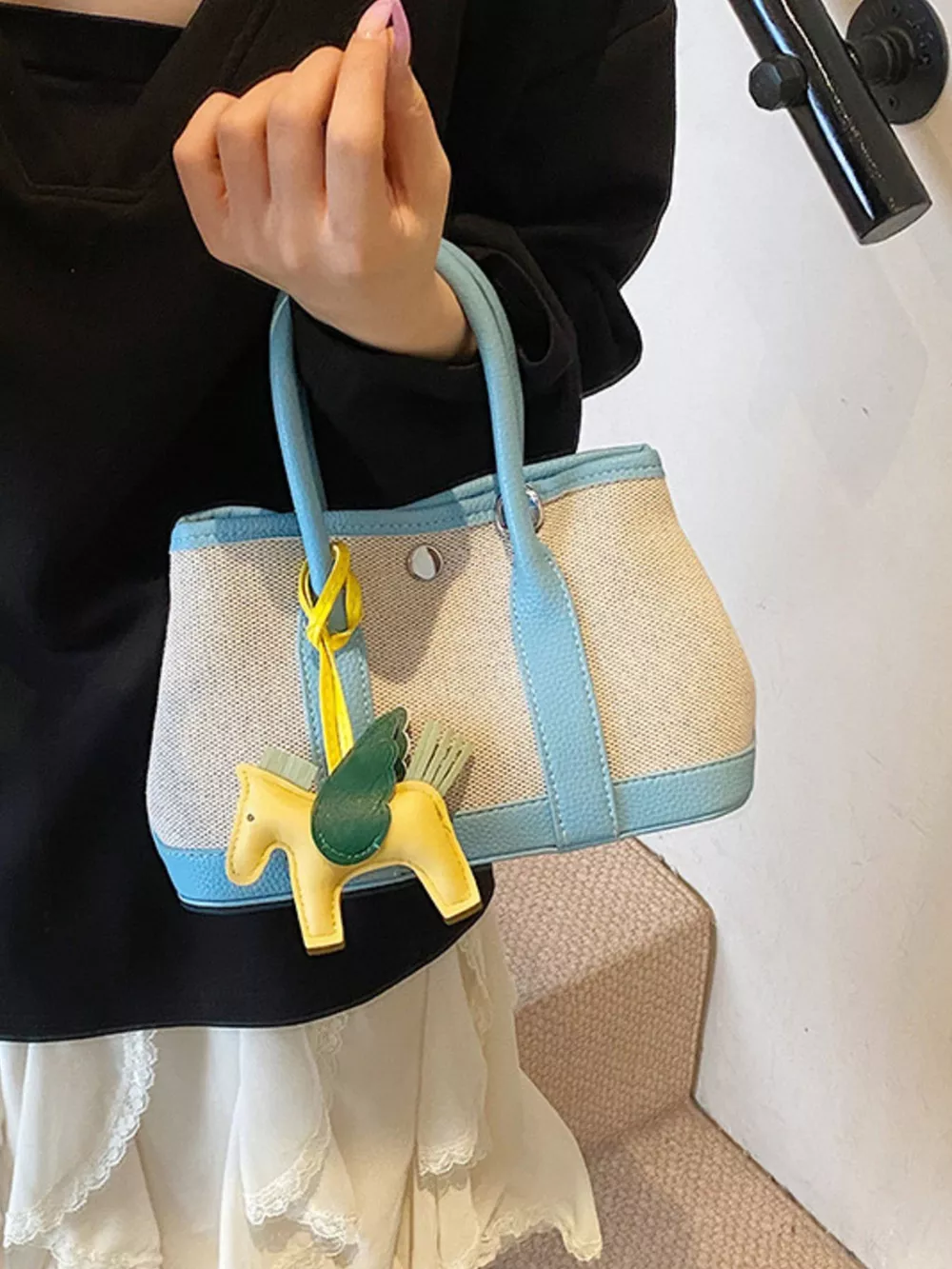 Contrast Crossbody Bag, image 11
