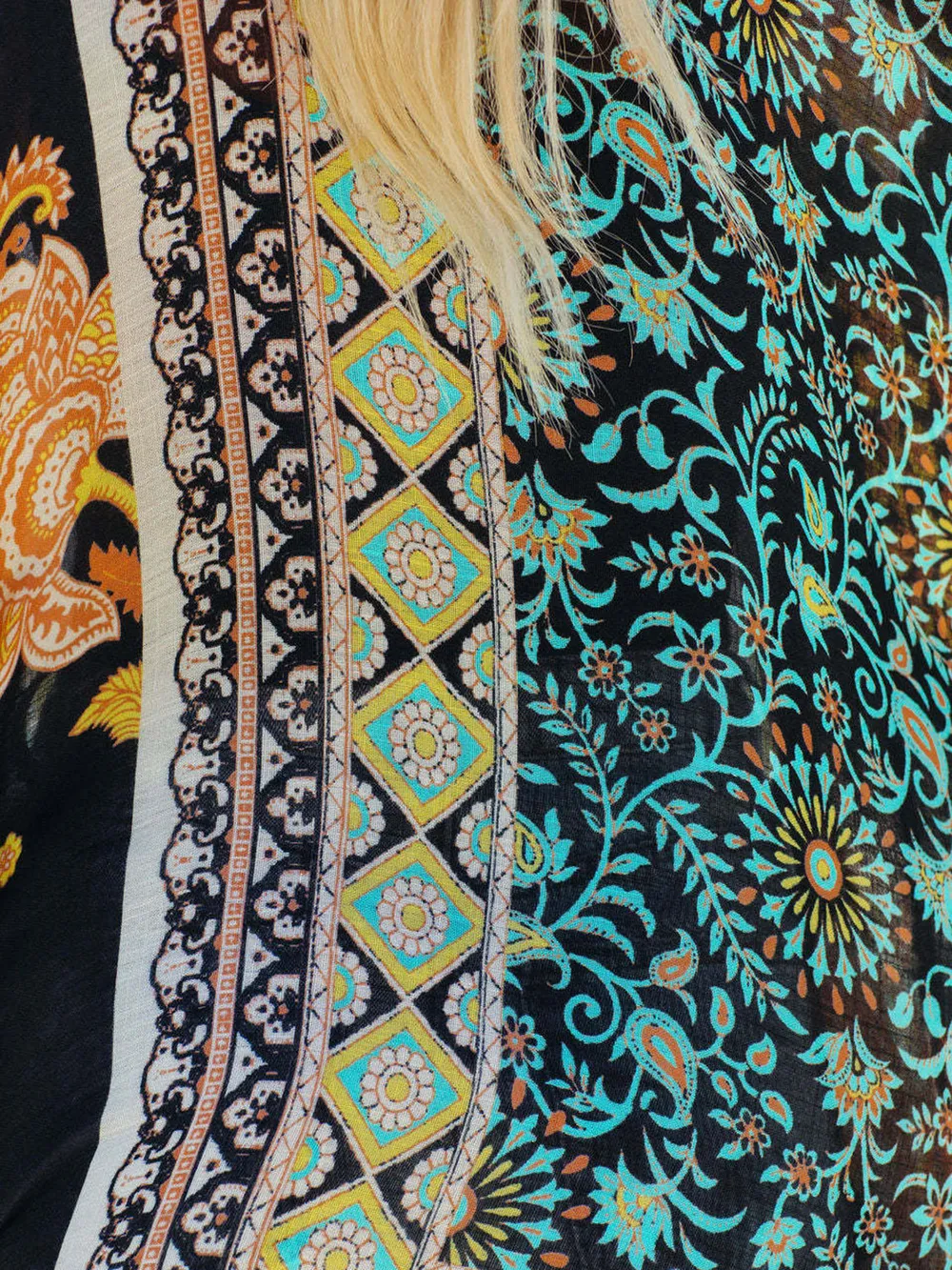 Printed Open Front Cover-Up, image 6