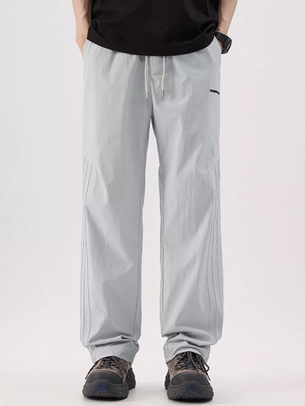 Men's Plus Size Wide Leg Pants, image 4