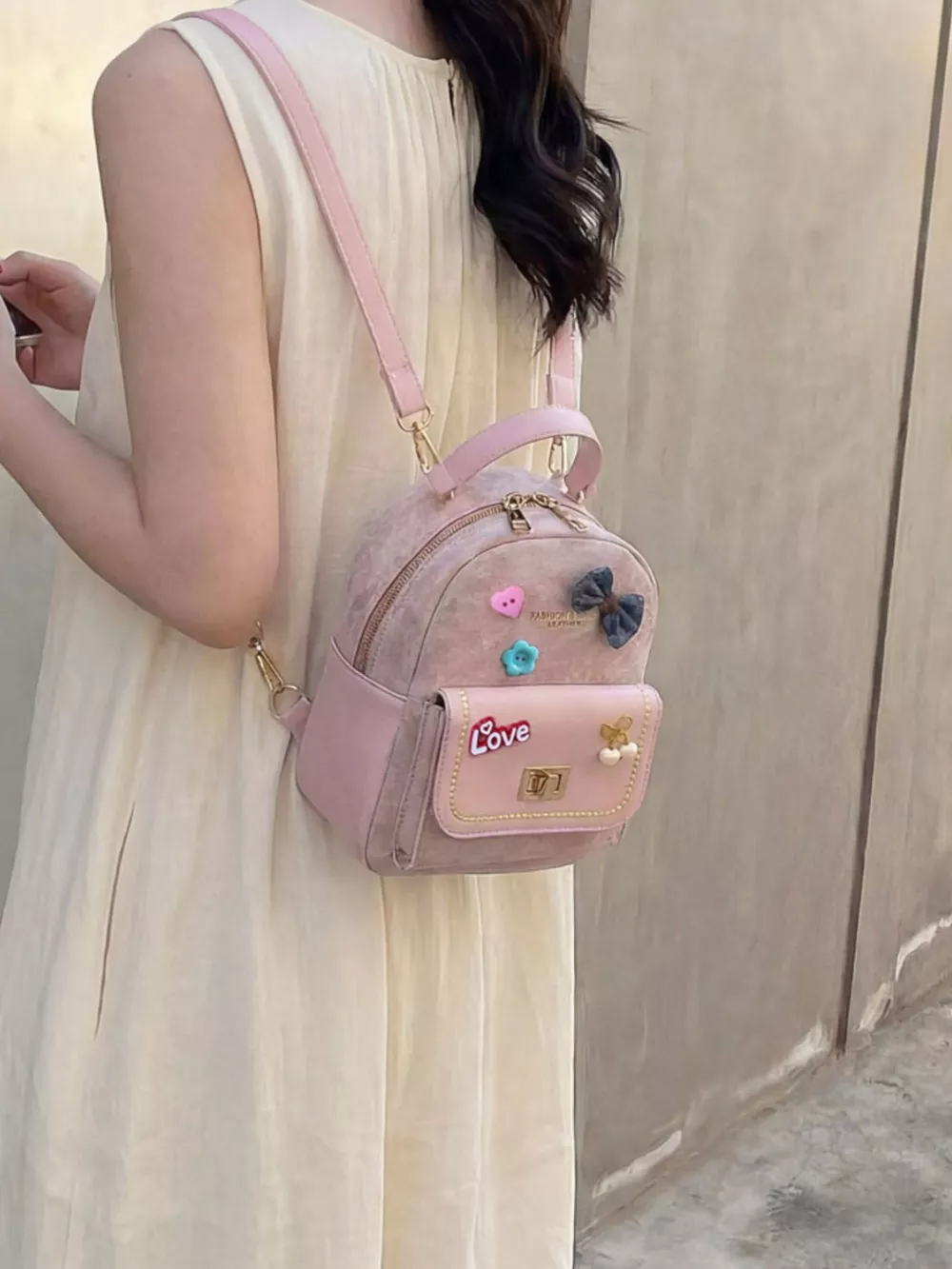PU Leather Backpack Bag, image 2