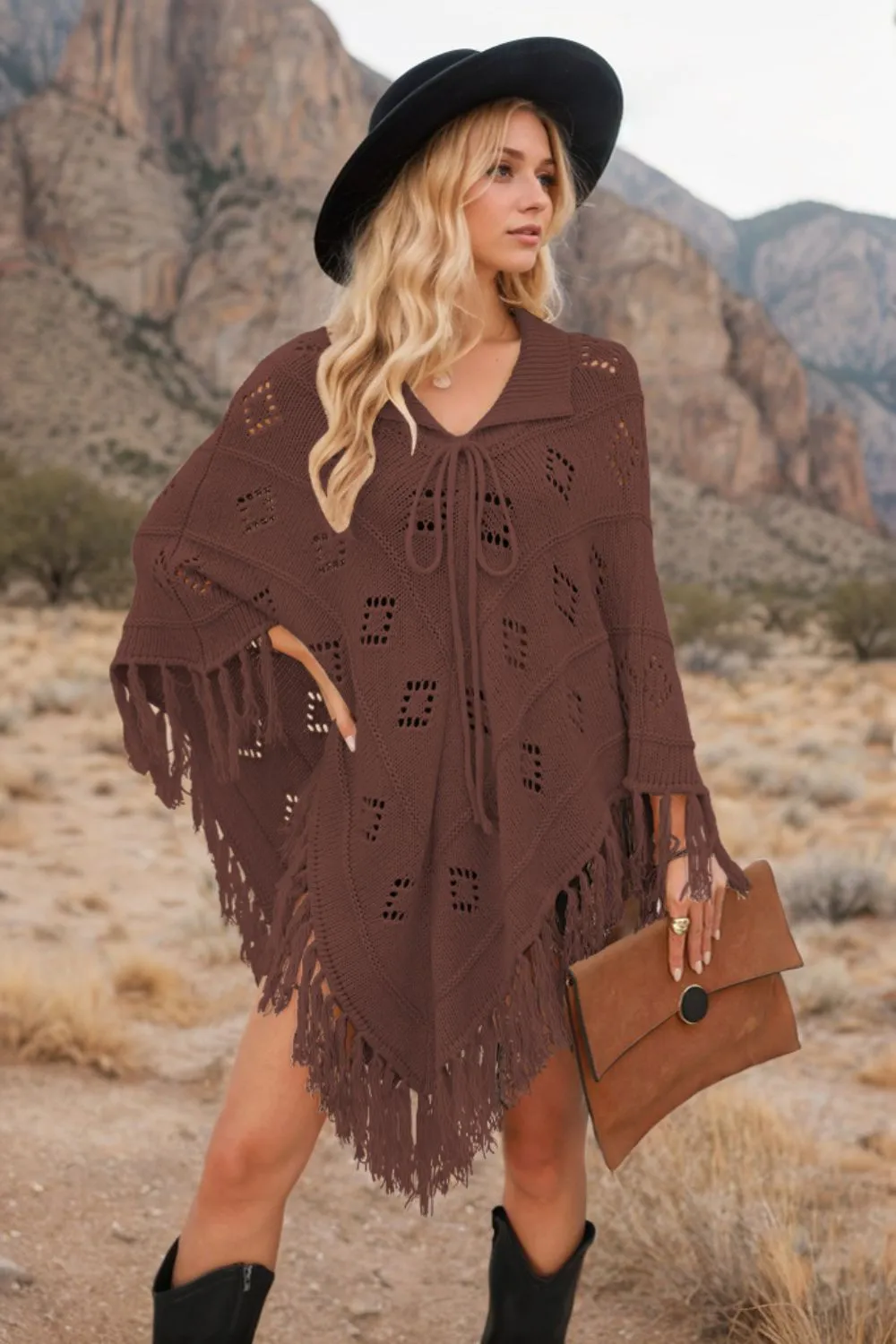 Tassel Hem Knit Cover Up, image 18