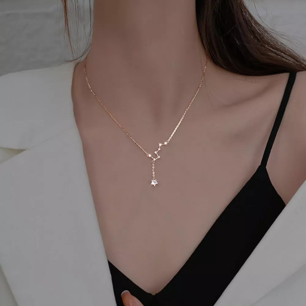 925 Sterling Silver Star Necklace, image 3