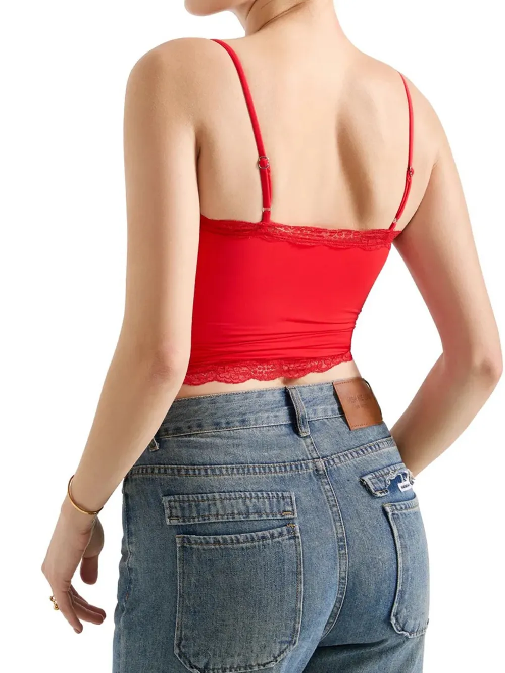 Lace Trim Cami Top, image 24