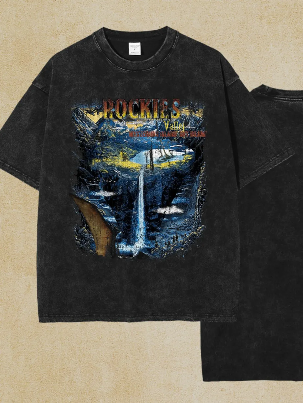 Men's Graphic Round Neck Half Sleeve T-Shirt, image 4