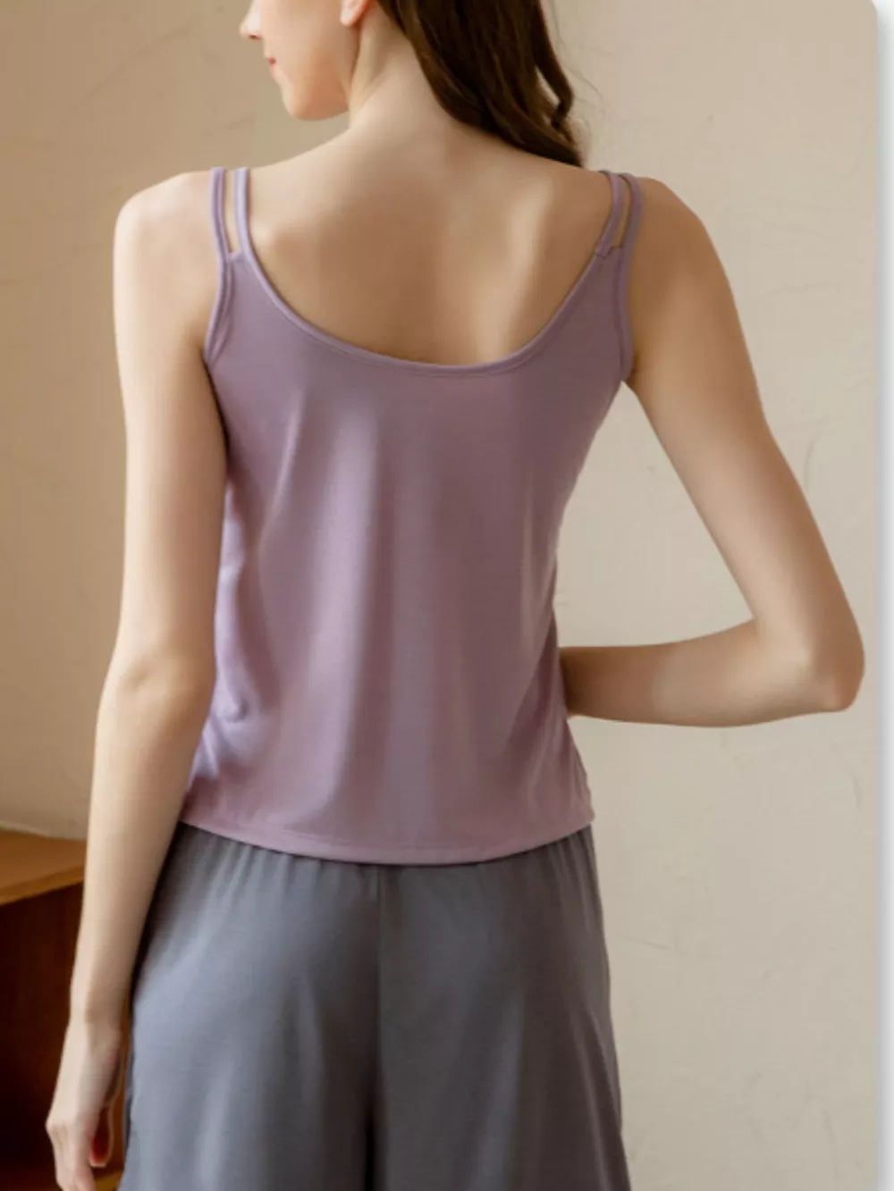 Double Strap Seamless Cami Top, image 7