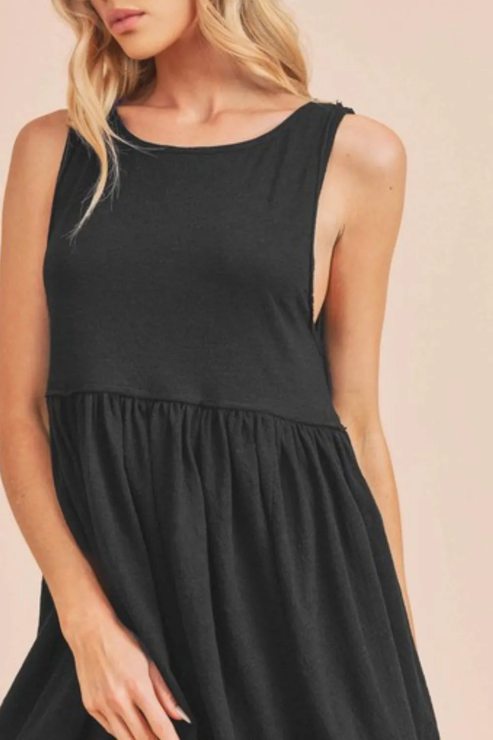Round Neck Mini Tank Dress, image 3