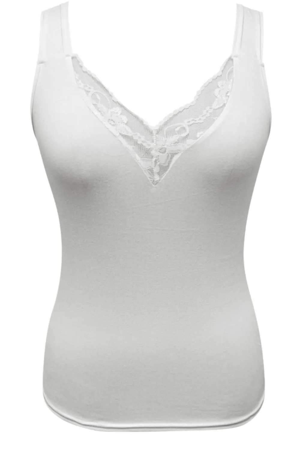 Full Size Lace Detail V-Neck Tank Plus Size, image 3
