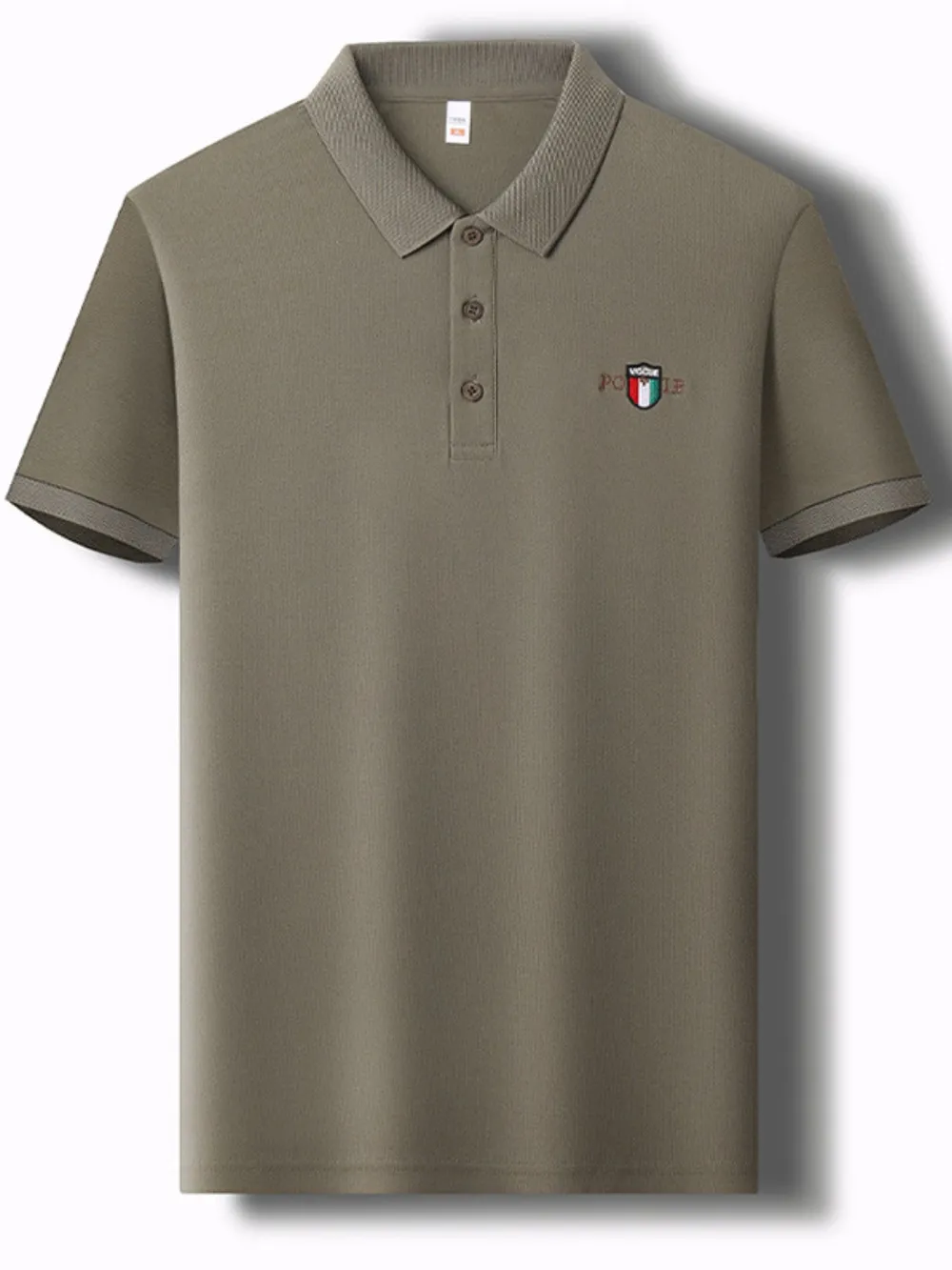 Men's Plus Size Classic Short Sleeve Polo Shirt