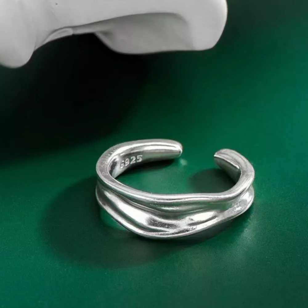 925 Sterling Silver Open Ring, image 2