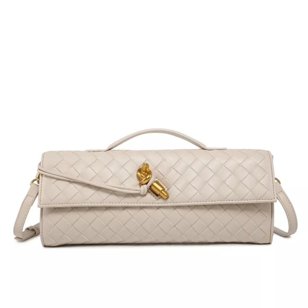 Woven Leather Wristlet, image 5