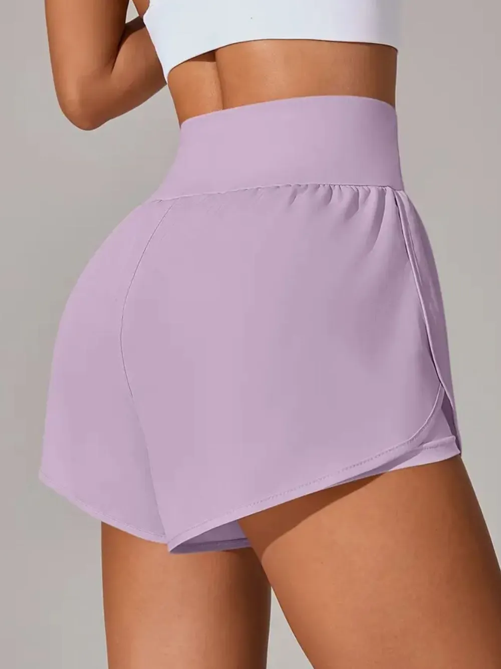 Pocketed High Waist Active Shorts, image 8