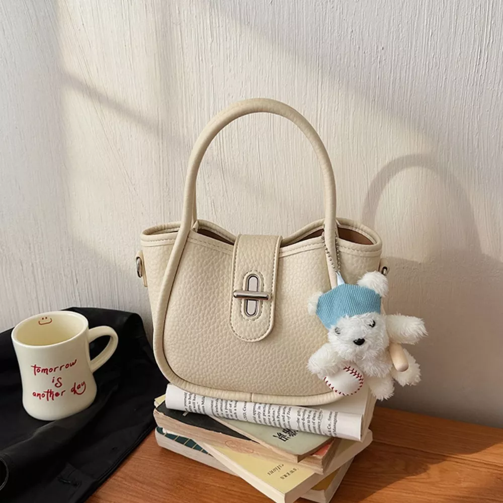 Textured Bucket Handbag, image 6