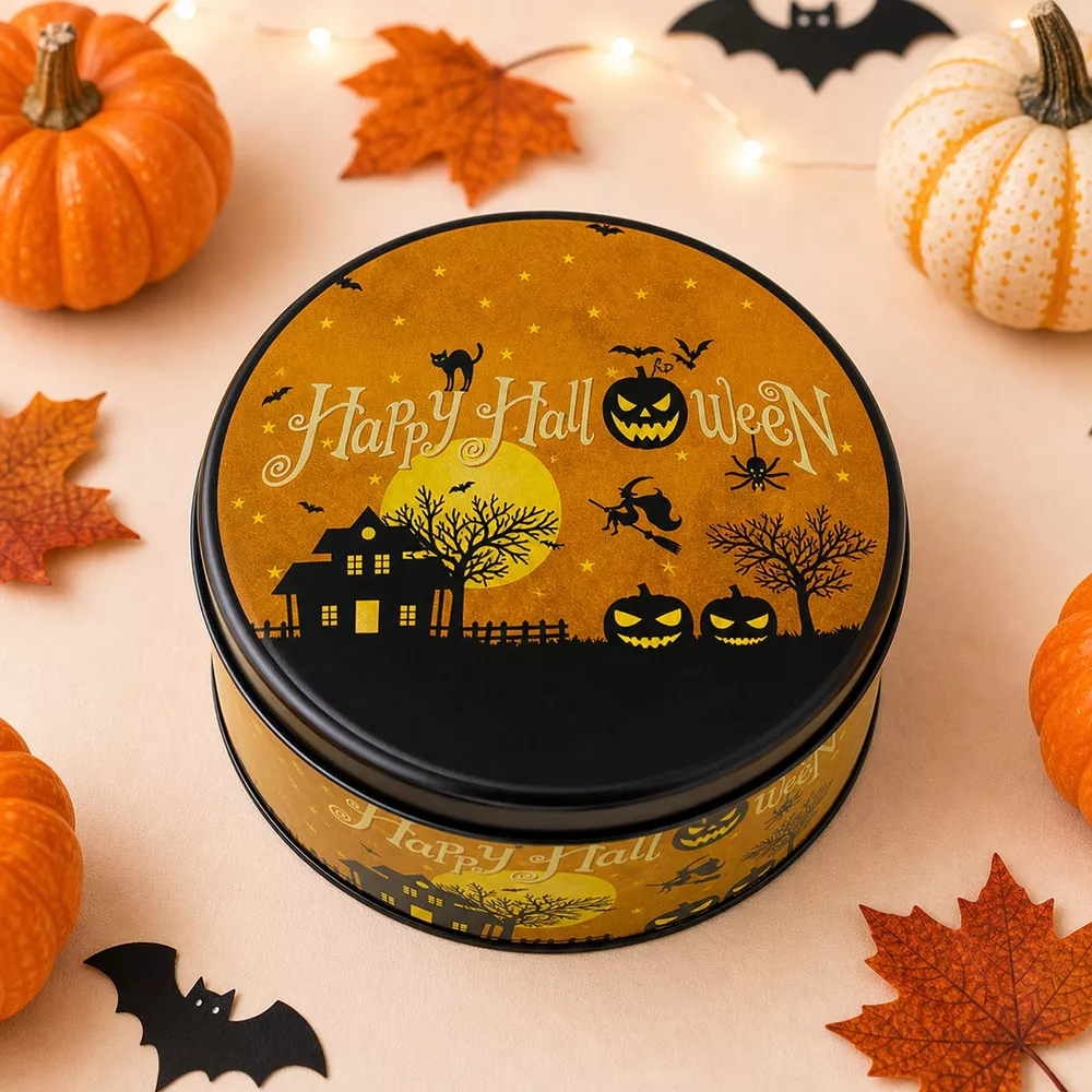 Halloween Decorative Metal Candy Tin, image 6