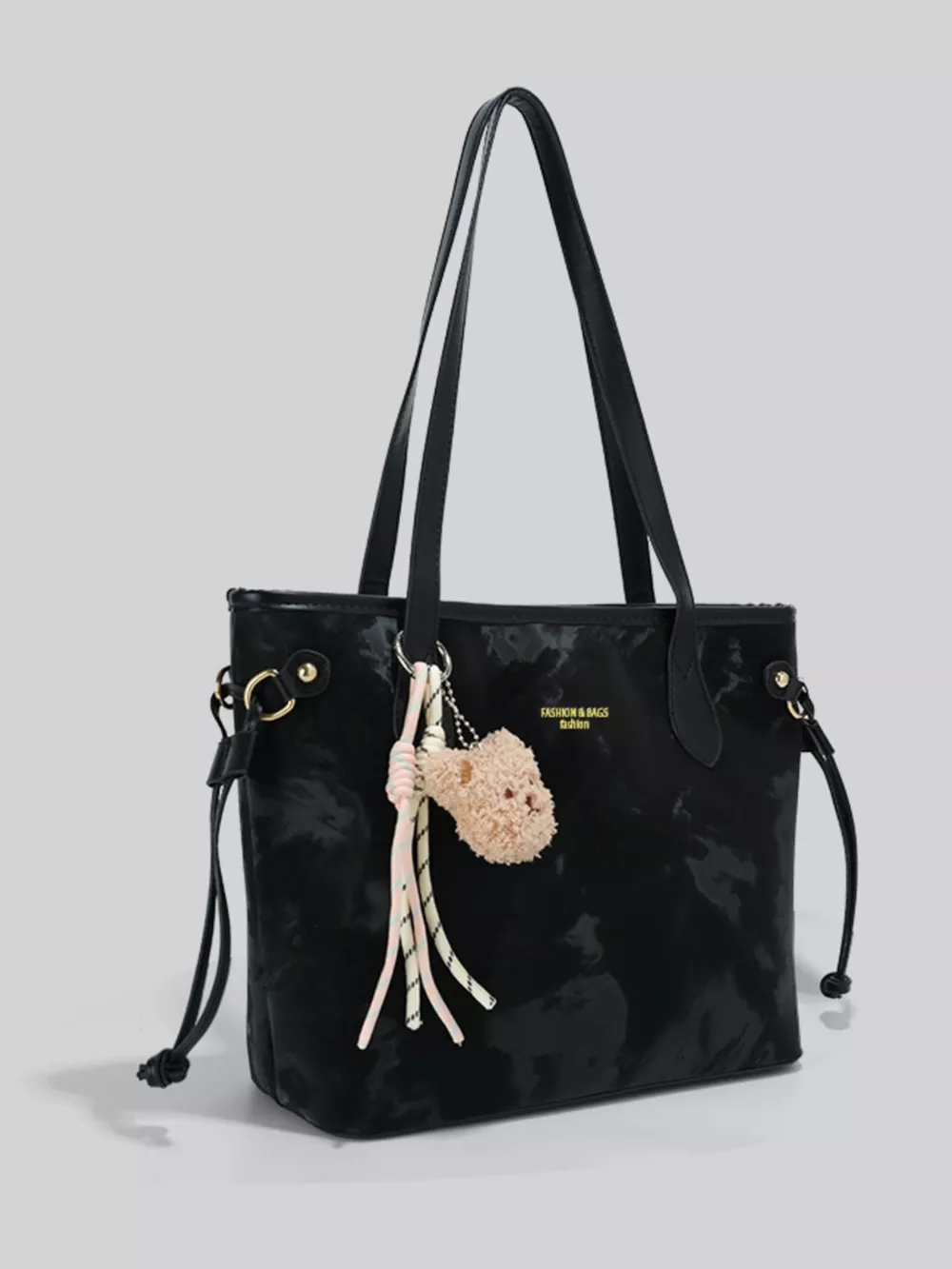 Bear Charm Shoulder Bag