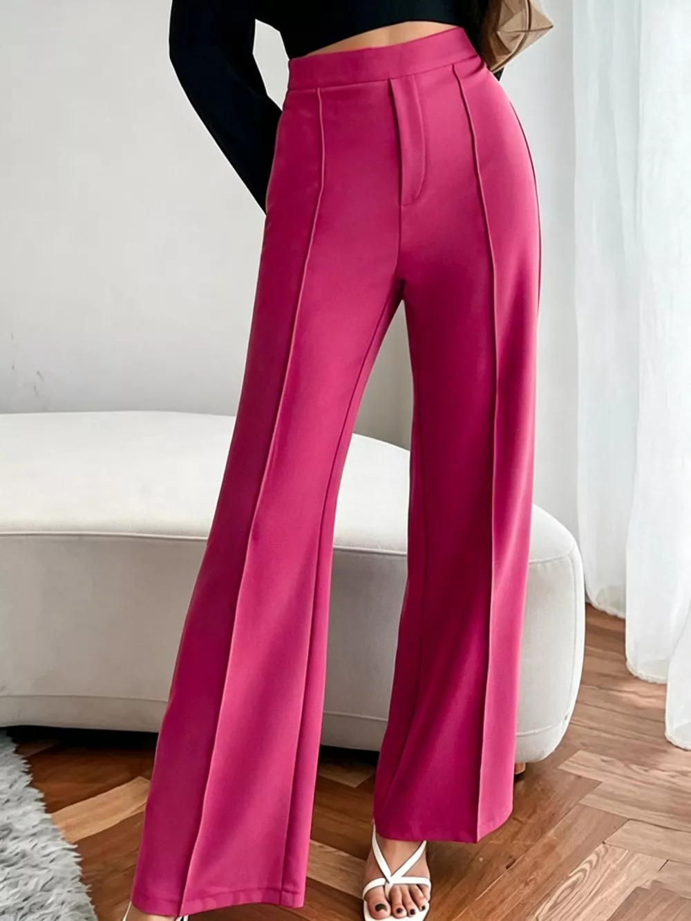 High Waist Flare Pants, image 9