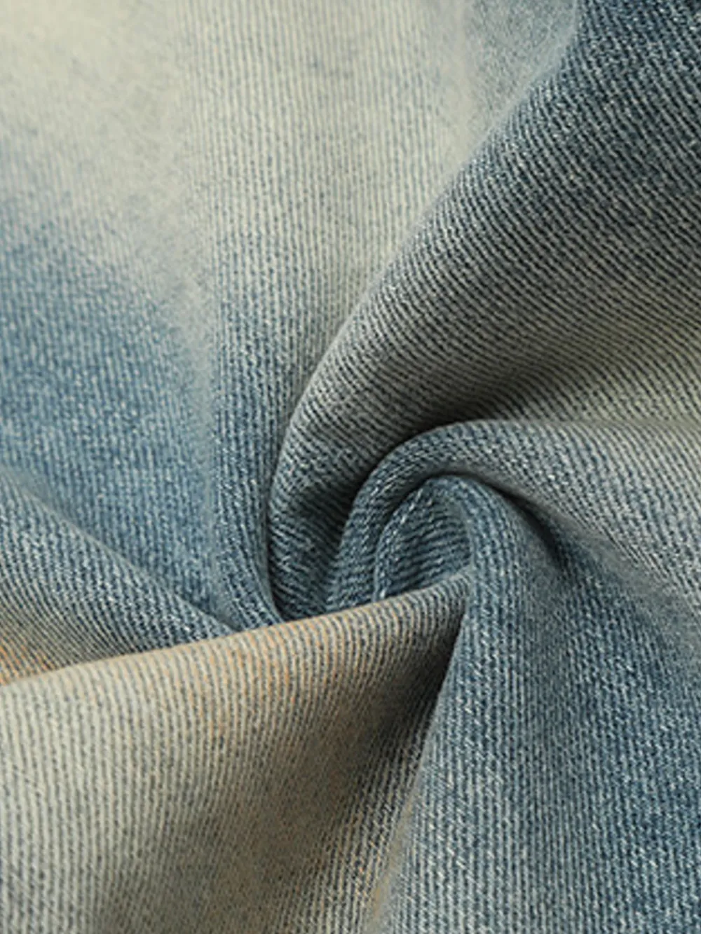 Men's Washed Straight Leg Jeans, image 6