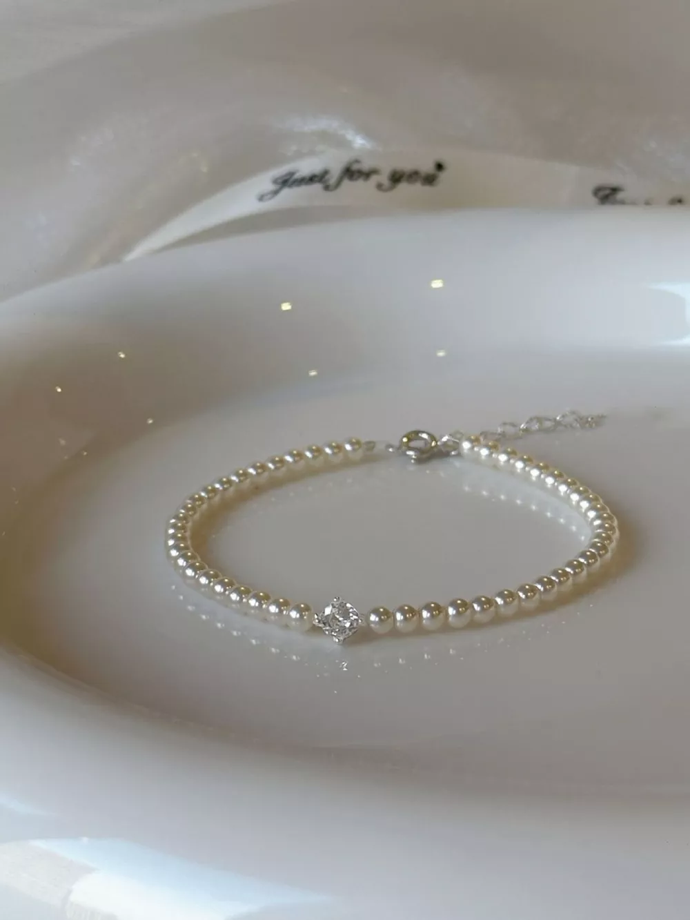 Adjustable Pearl Bracelet, image 3