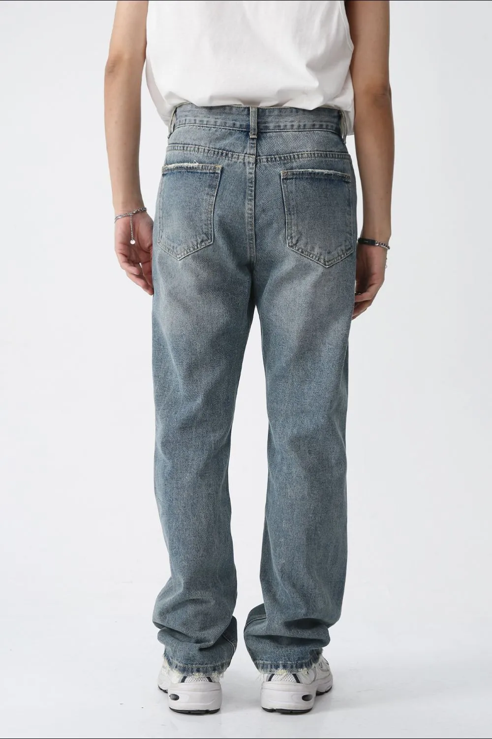 Mid Rise Men's Jeans with Pockets, image 5
