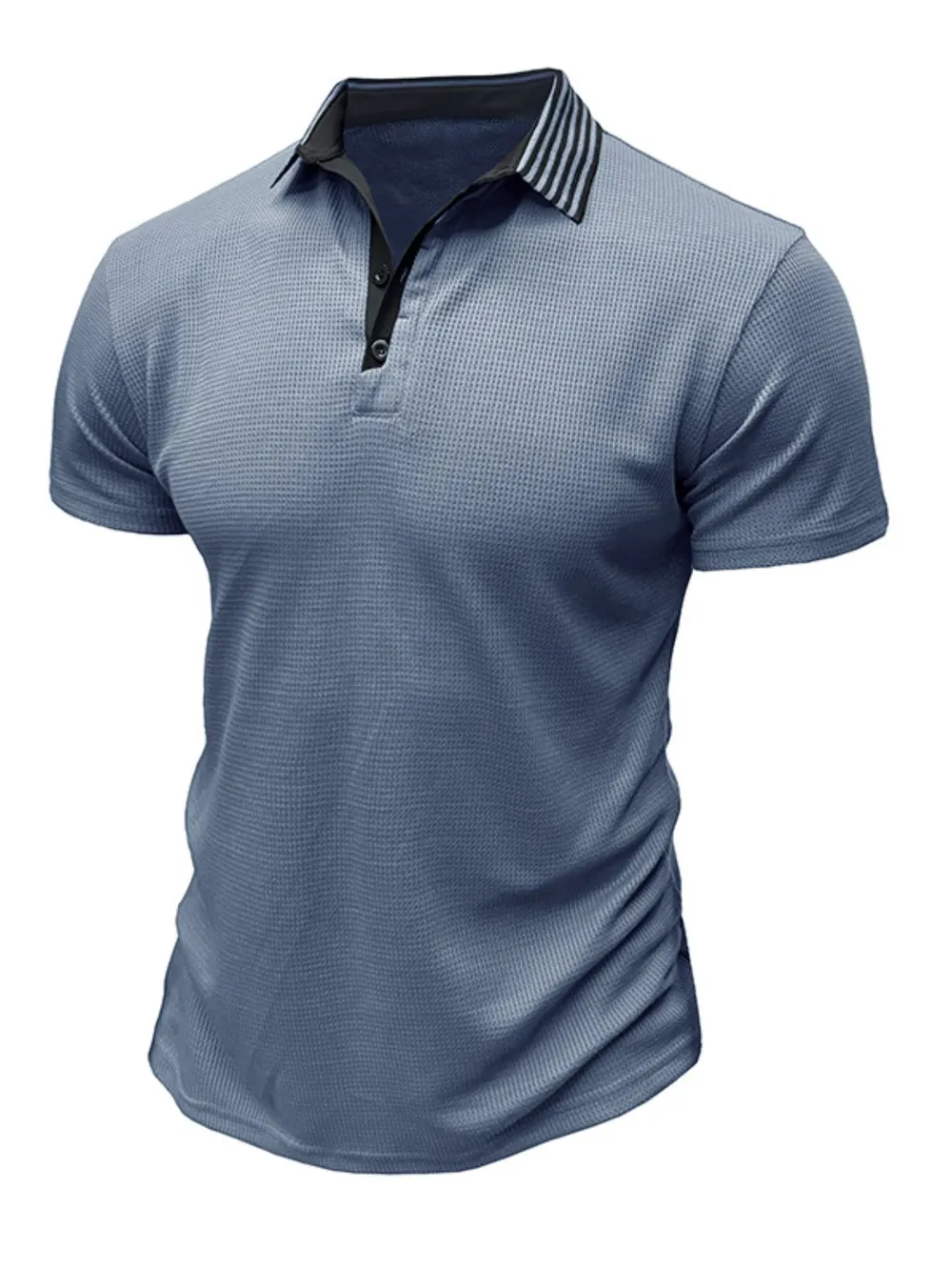Men's Classic Textured Golf Polo Shirt, image 4