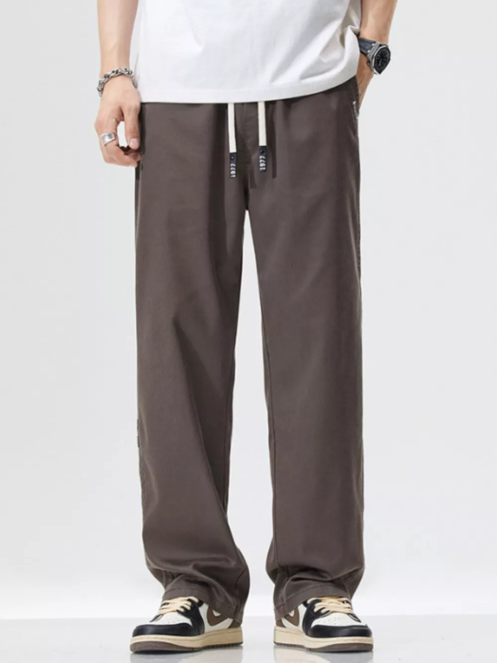 Men's Full Size Wide Leg Cargo Utility Pants Plus Size, image 4