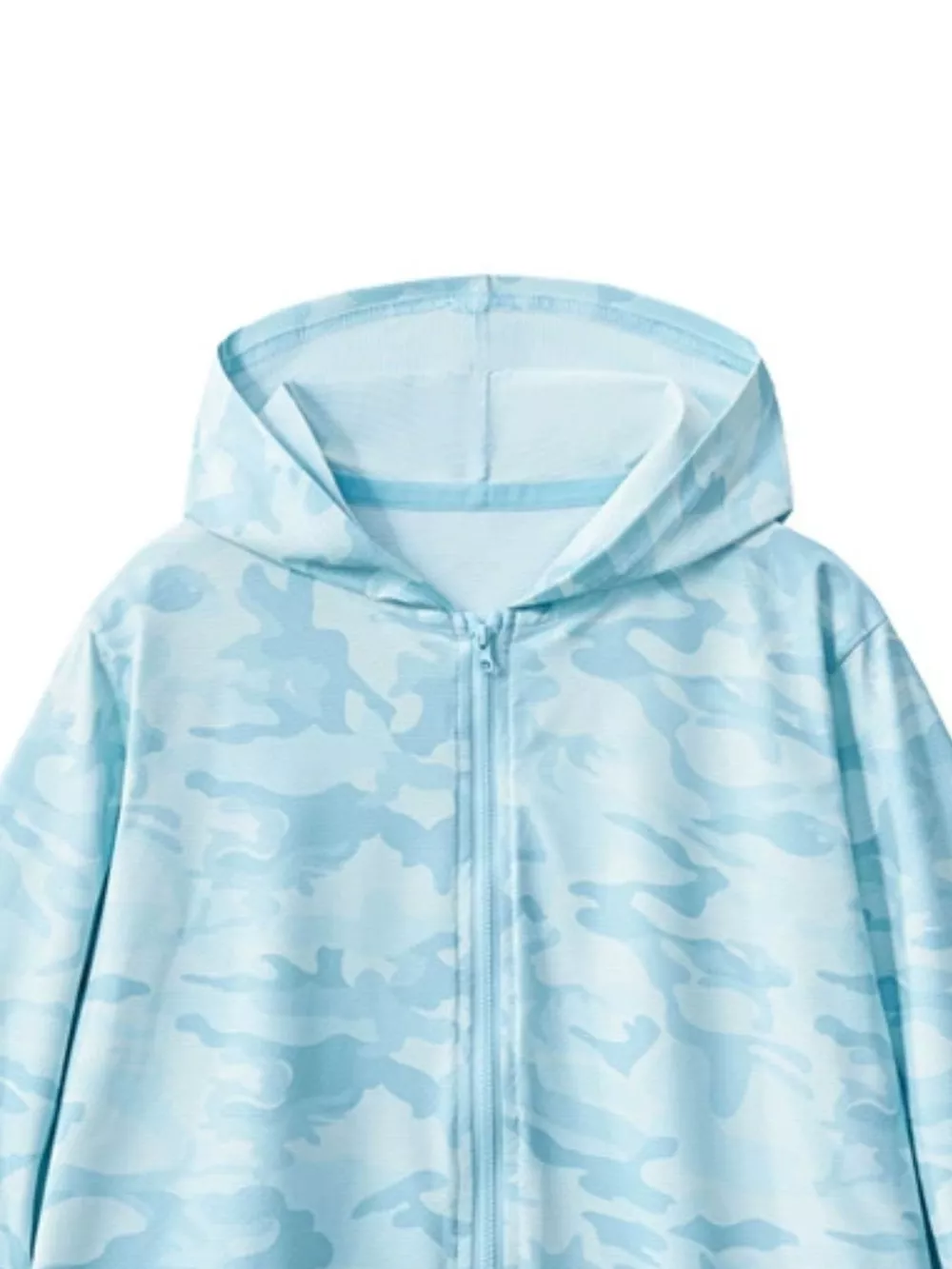 Children's Lightweight Camouflage Hooded Sun Protection Jacket, image 7