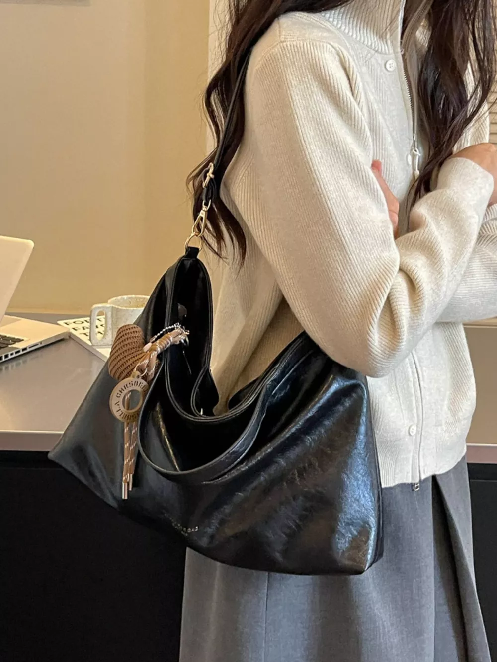 PU Leather Crossbody Bag, image 2