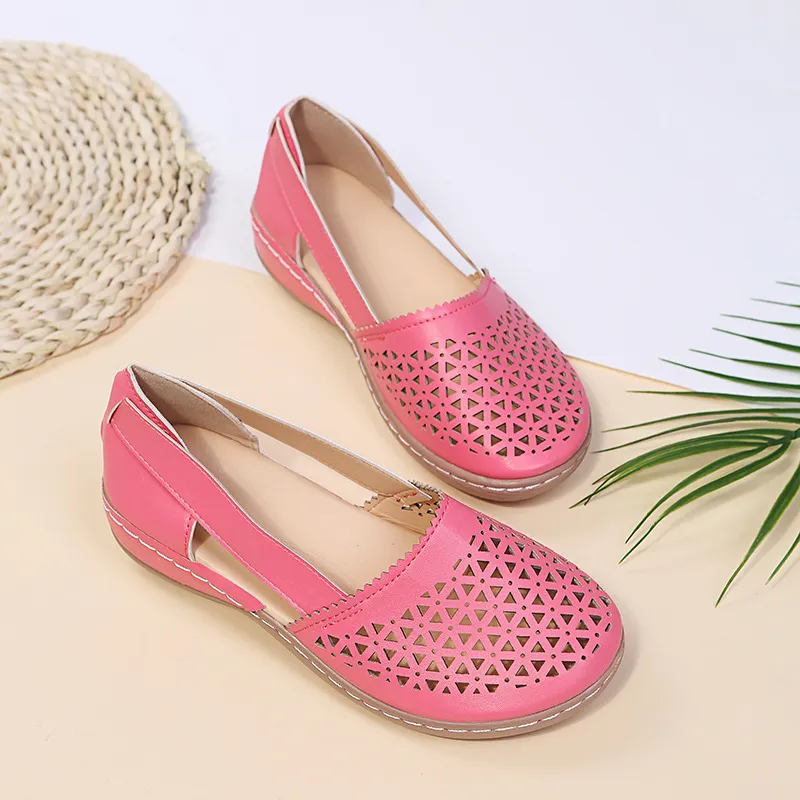 Cutout Round Toe Slip-Ons, image 9