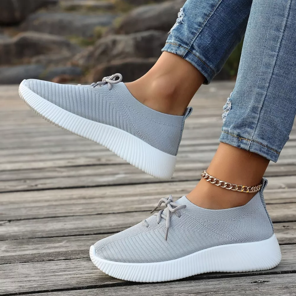 Round Toe Lace Up Sneakers, image 6