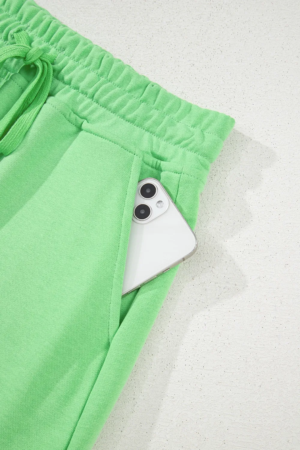 Drawstring Solid Mini Skort, image 2