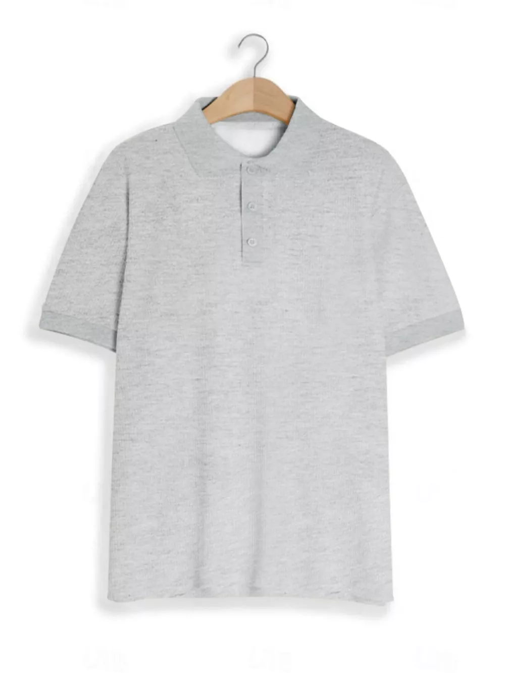Men's Full Size Textured Slim Fit Short Sleeve Polo Plus Size, image 11