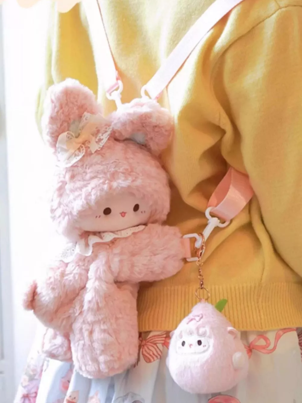 Plush Bunny Backpack Bag, image 4