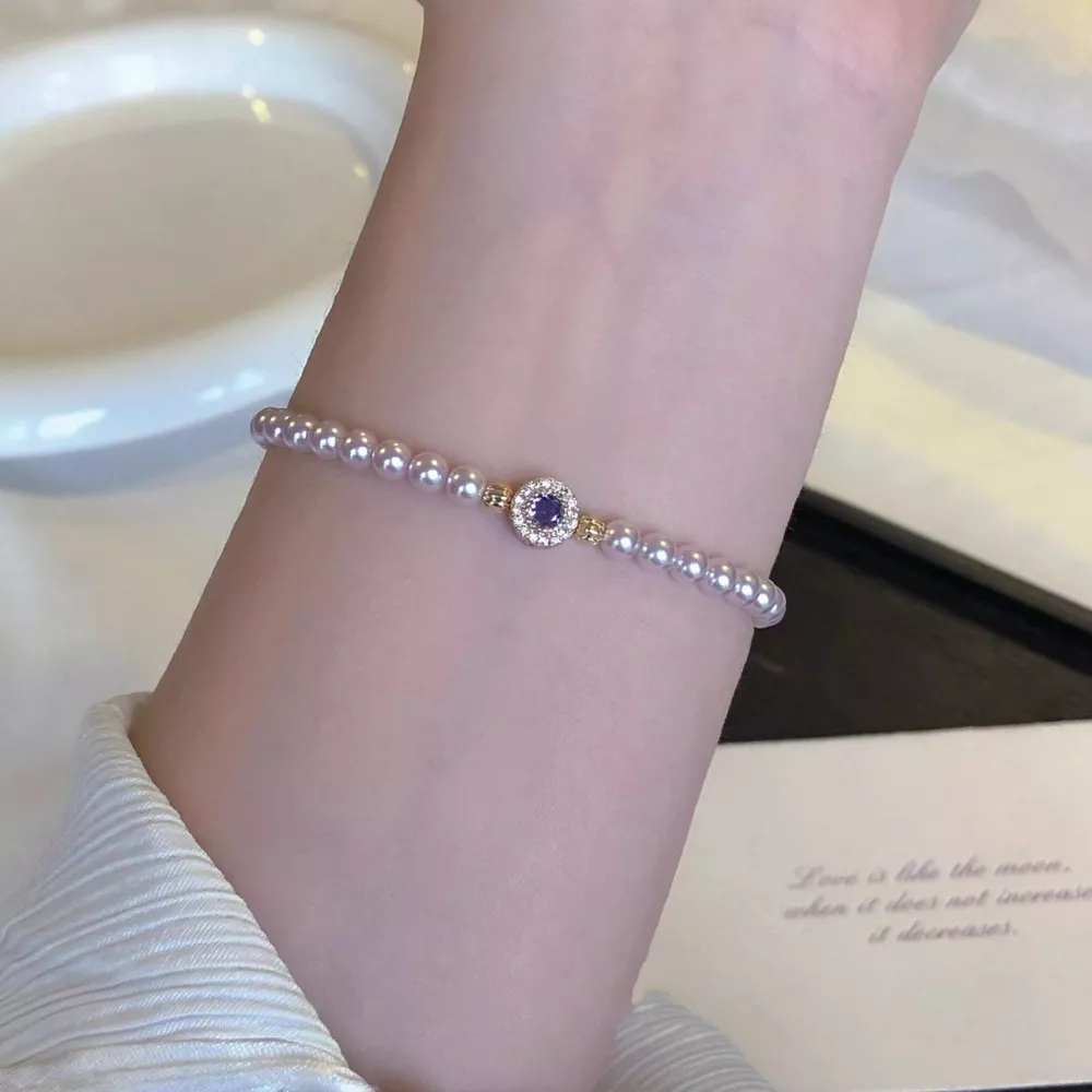 Alloy Pearl Bracelet, image 2