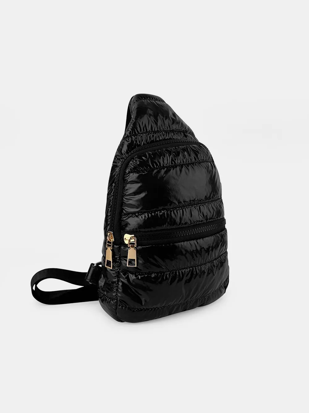 Quilted Adjustable Strap Puffy Sling Bag, image 15