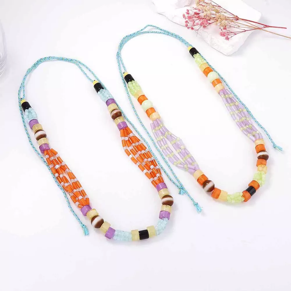 2 Piece Artificial Crystal Bead Necklace, image 2