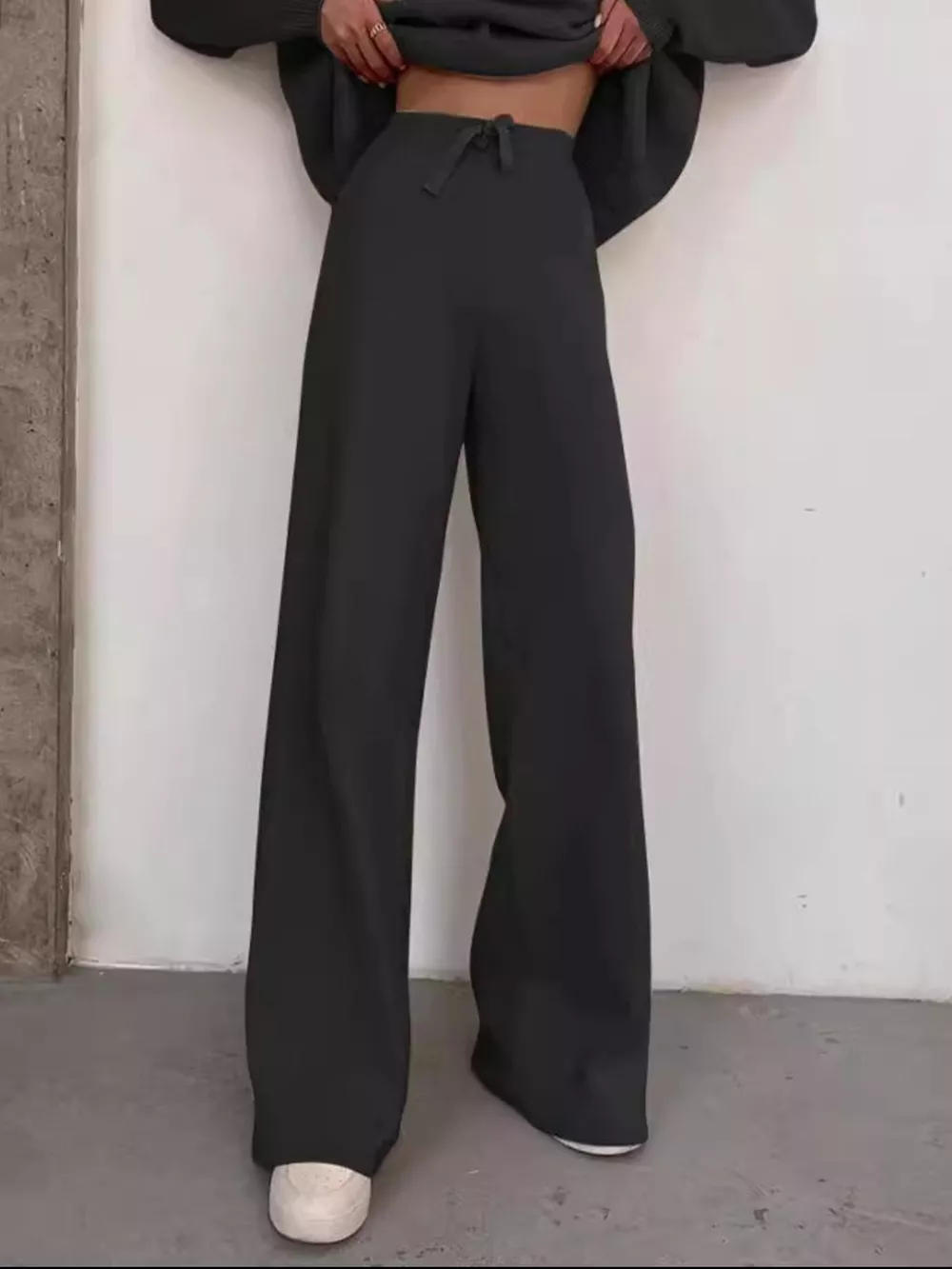 Full Size Turtleneck Long Sleeve Top and Pants Sweater Set Plus Size, image 5