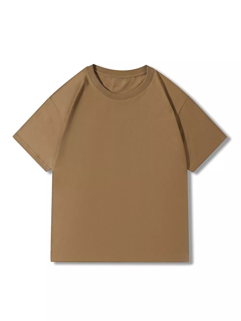 Men's Full Size Classic Crew Neck Solid Color T-Shirt Plus Size, image 10