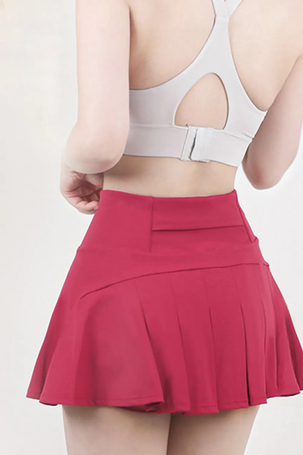 High Waist Pleated Active Skirt, image 6