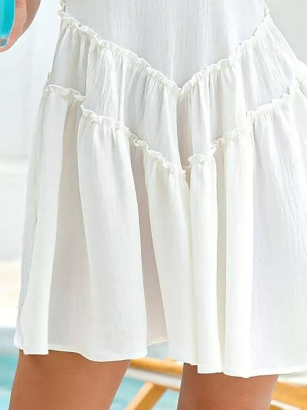 Round Neck Sleeveless Mini Dress, image 4