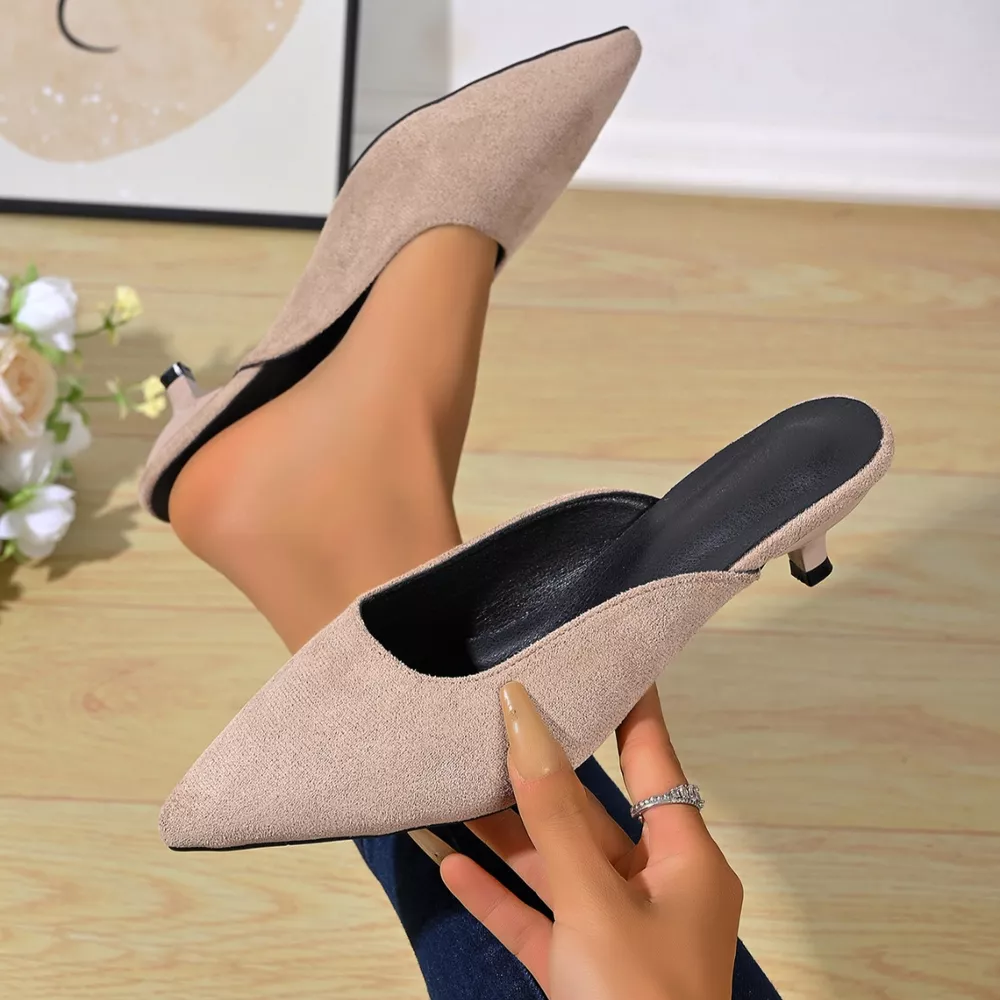 Point Toe Kitten Heels Pumps, image 7