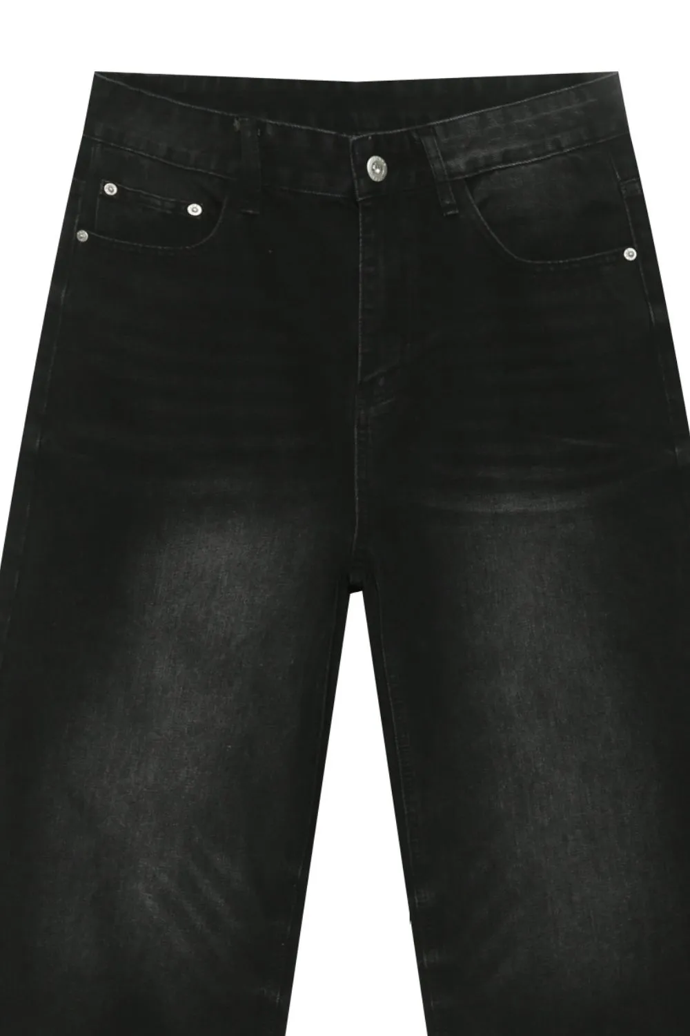Men's Mid Rise Wide Leg Jeans, image 3