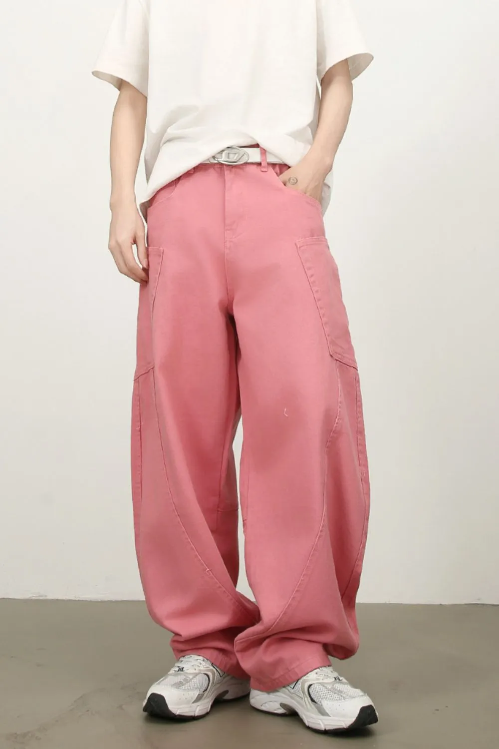 Men's Mid Rise Wide Leg Jeans, image 2