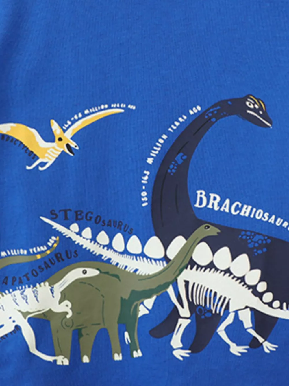 Children's Dinosaur Print Crew Neck Short Sleeve T-Shirt, image 2